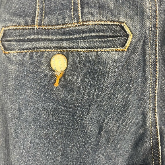 Y2k 08 Roxy San-o wide leg fit denim jeans size 5 - Picture 6 of 8